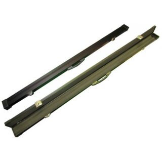 1pc Black Ali Cue Case - open and closed.