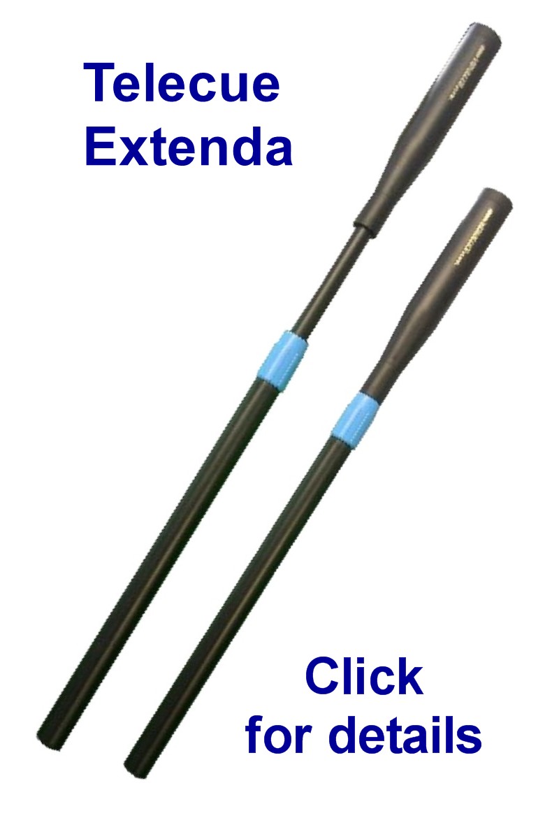 UNIVERSAL FITS 99% OF ALL CUES AND CUE RESTS PUSH-ON TELESCOPIC CUE EXTENSION 