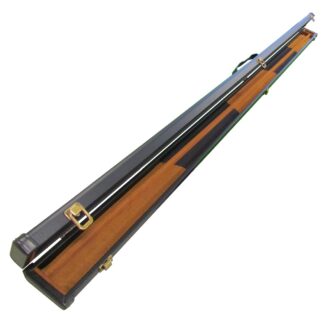 1pc Black Leatherette snooker and pool cue case